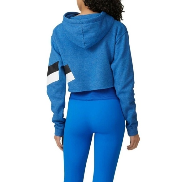 Phat‎ Buddha Vandam Stripes Cropped Hoodie sz Small - Picture 2 of 9